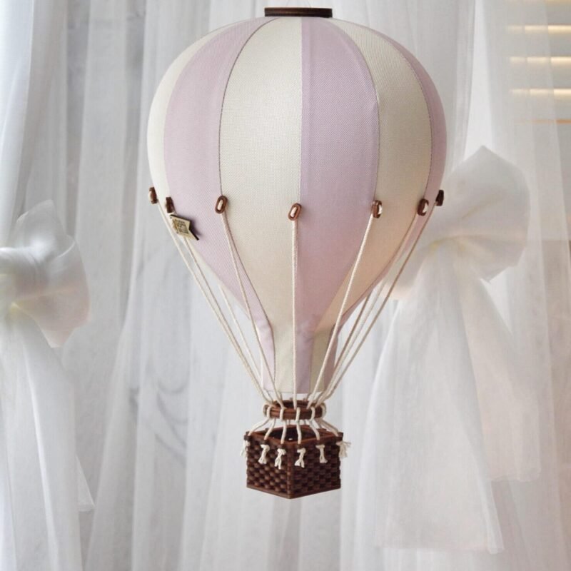 Pakabinamas dekoratyvinis oro balionas BEIGE - LILAC M