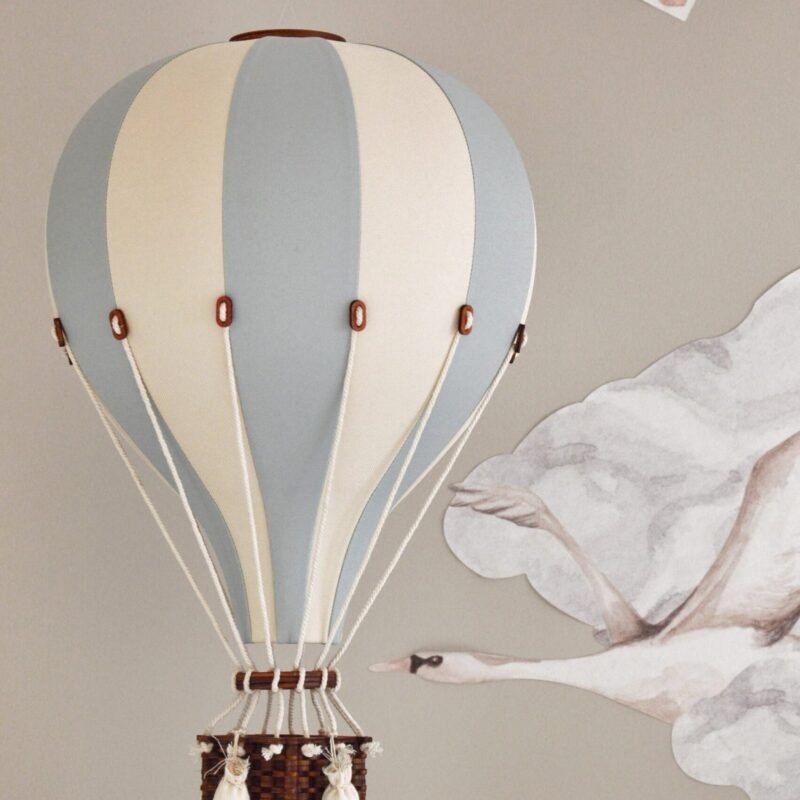 Pakabinamas dekoratyvinis oro balionas BEIGE - MINT- GREY M