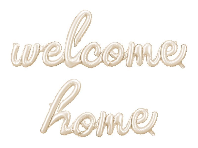 Folinis balionas WELCOME HOME CAPPUCCINO