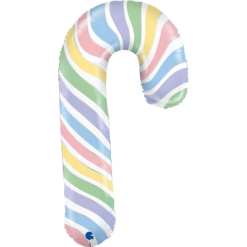 Folinis balionas MACARON CANDY CANE