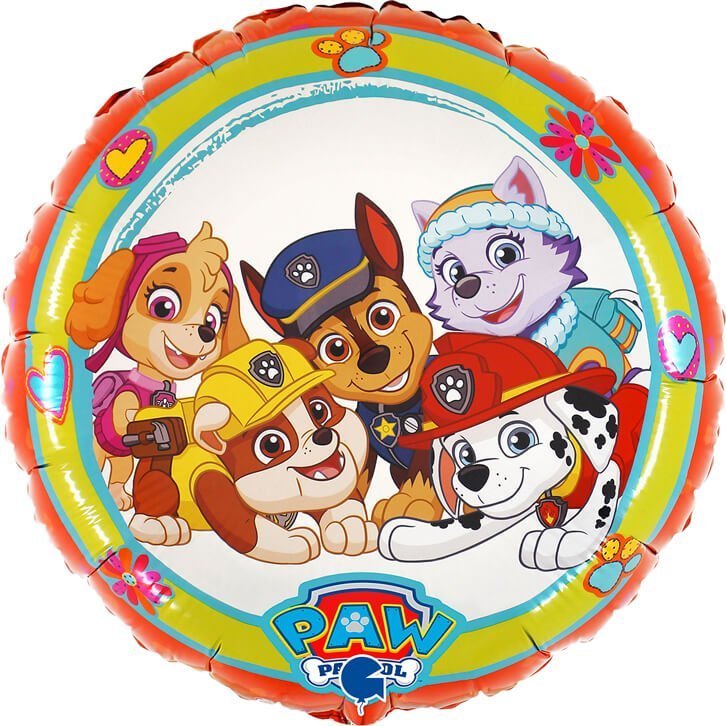 Folinis balionas R18 PAW PATROL - PAWSOME