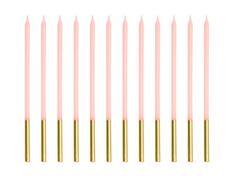 Gimtadienio žvakutės PINK