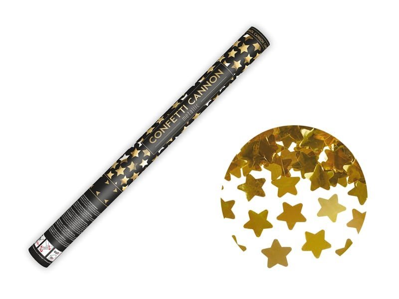 Konfeti patranka STARS GOLD