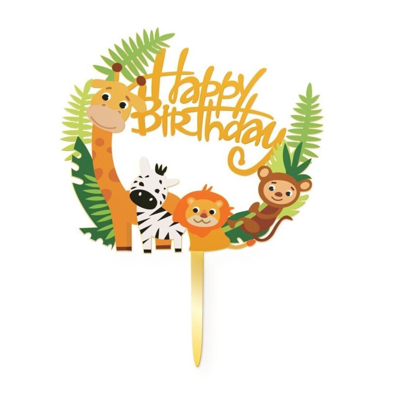 Smeigtukas HAPPY BIRTHDAY ANIMALS