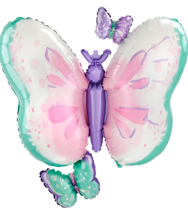 Folinis balionas BUTTERFLY FLUTTERS