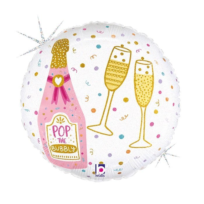 Folinis balionas PARTY TIME CHAMPAGNE