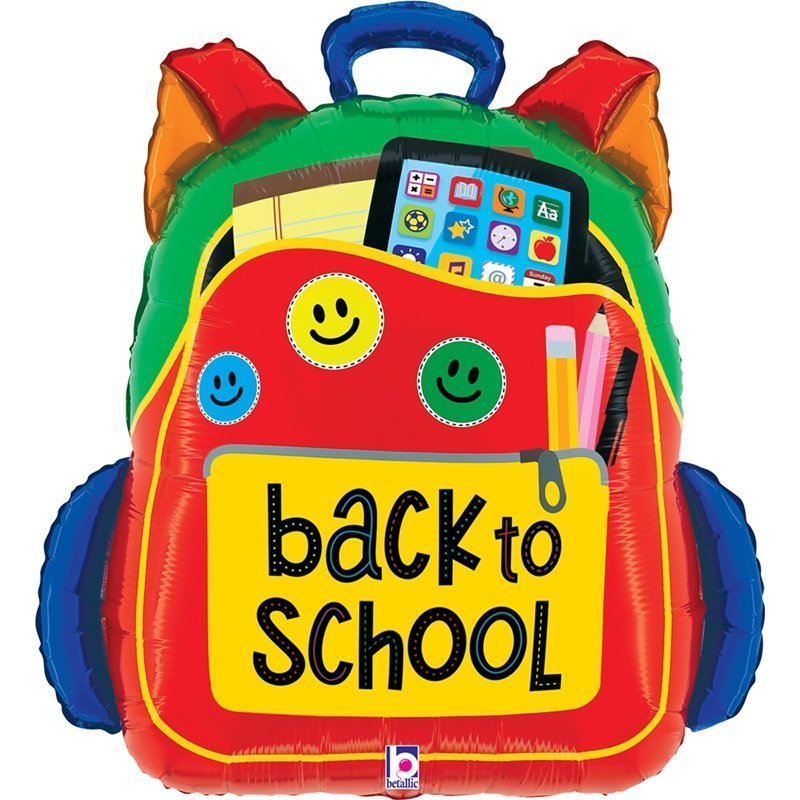 Folinis balionas BACK TO SCHOOL BACKPACK