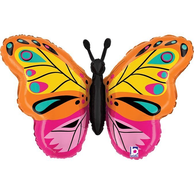 Folinis balionas COLORFUL BUTTERFLY
