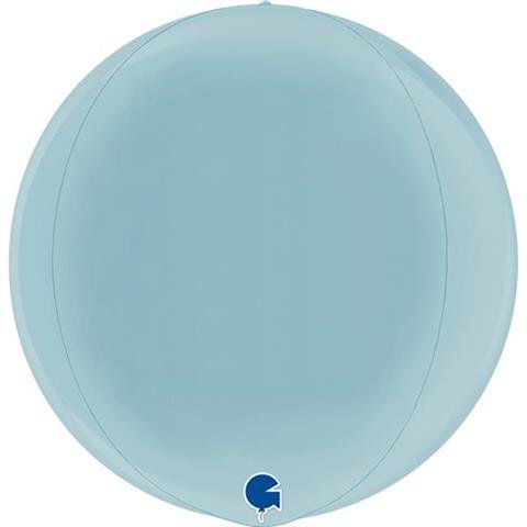 Folinis balionas GLOBE PASTEL BLUE 4D