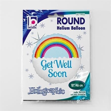 Folinis balionas GET WELL SOON RAINBOW