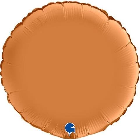 Folinis balionas ROUND SATIN CARAMEL