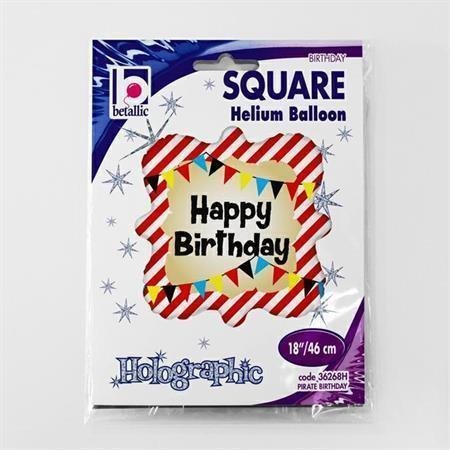 Folinis balionas PIRATE HAPPY BIRTHDAY