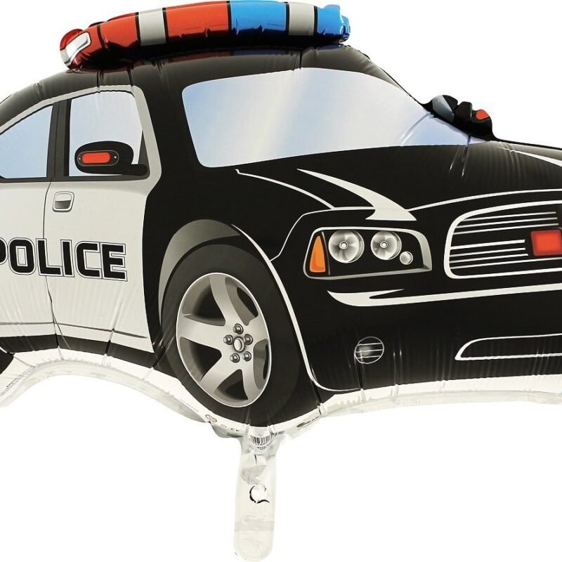 Folinis balionas POLICE BLACK