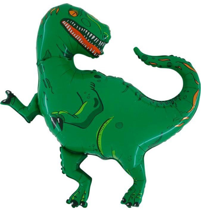 Folinis balionas DINOSAUR GREEN