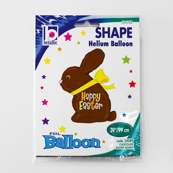 Folinis balionas CHOCOLATE EASTER BUNNY
