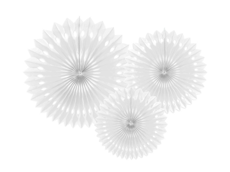 Pakabinama dekoracija ROSETTES WHITE