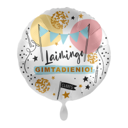 Folinis balionas LAIMINGO GIMTADIENIO