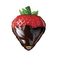 Folinis balionas MIGHTY CHOCOLATE STRAWBERRY
