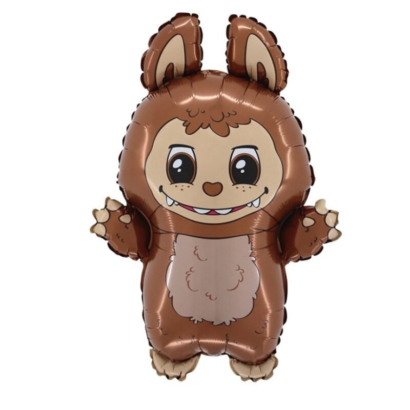 Folinis balionas BAD BUNNY LABUBU BROWN