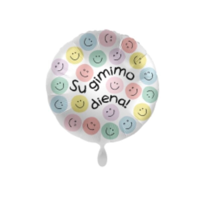 Folinis balionas SU GIMIMO DIENA / ŠYPSENĖLĖ