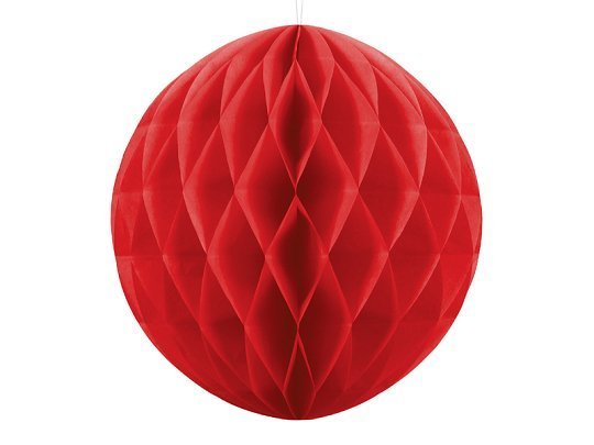 Pakabinama dekoracija HONEYCOMB RED 30cm.
