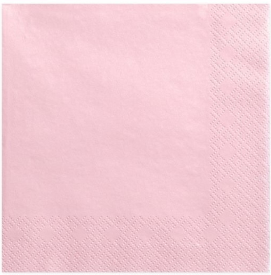 Popierinės servetėlės BABY LIGHT PINK