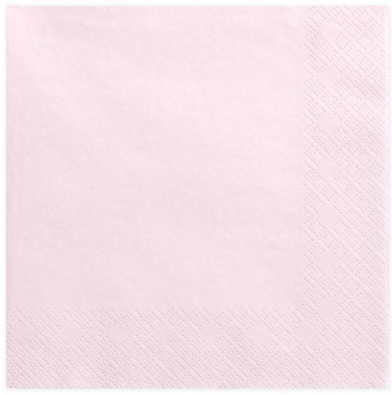 Popierinės servetėlės PASTEL POWDER PINK