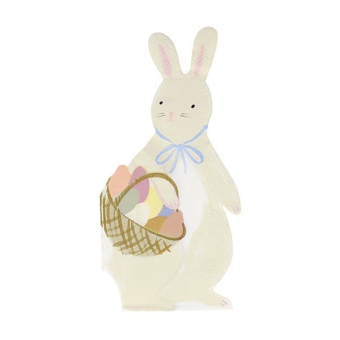 Popierinės servetėlės EASTER BUNNY WITH BASKET